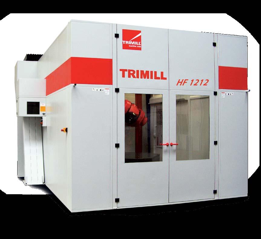 spindle parameters 25 kw, 200 Nm, 12 000 rpm, HSK 100 Optional