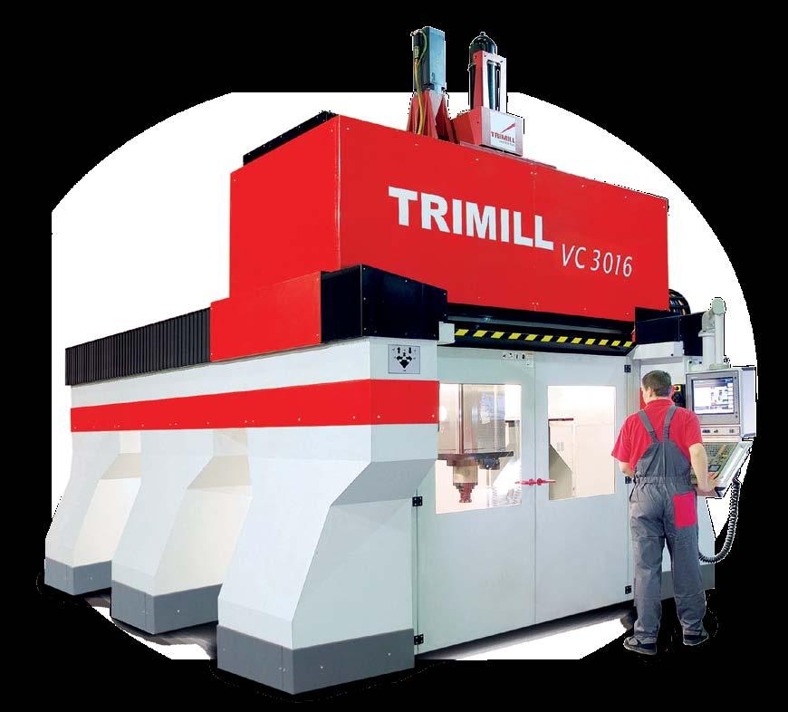 Optional spindle 32 kw, 306 Nm, 14 000 rpm, HSK 100 2 800 (3 500) 1 750 mm max.