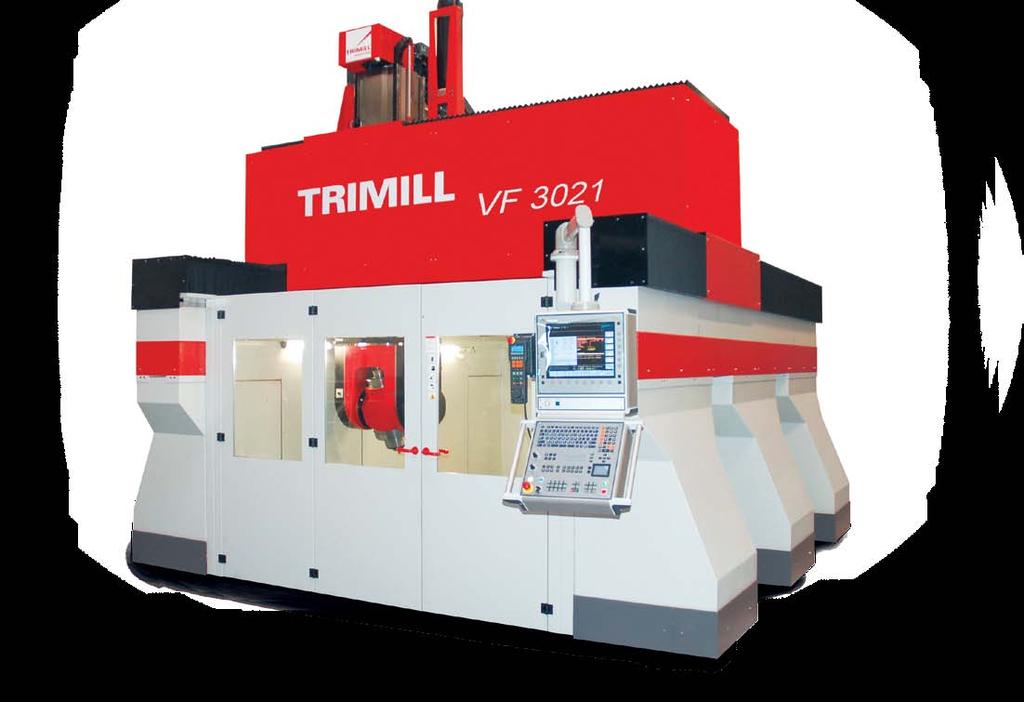 to the type of milling head TRIMILL VF 3021 3 000 2 100