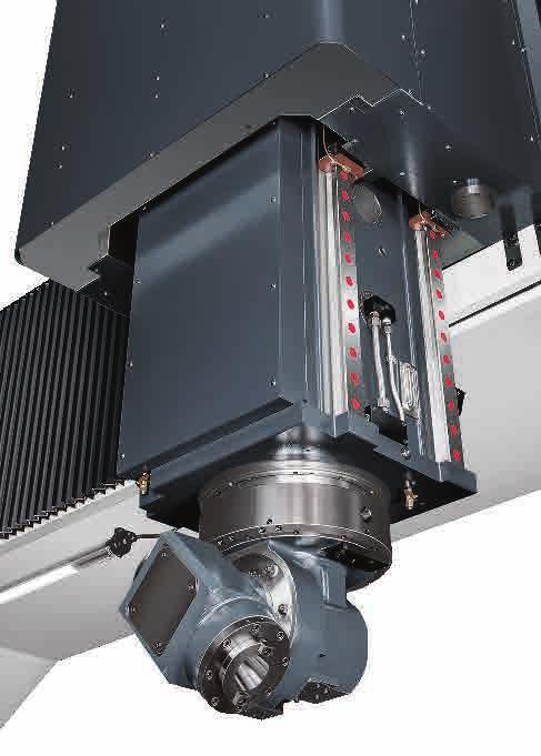 Three linear guide ways on Y-axis and four linear guide ways on Z-axis for providing reliable and heavy