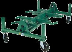 and enables quick cart rotation for tight turns 3 Six 6" (15 cm) heavy duty