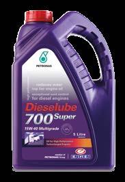 ENGEN DIESELUBE 700 SUPER An advanced high performance multigrade oil. Provides a high level of wear protection and ensures superior cleanliness at extended drain intervals.