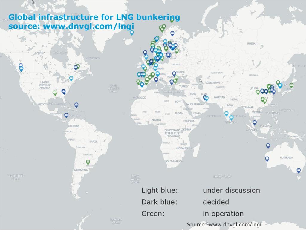 Clean LNG supply Coming to Liner Ports within 3-5
