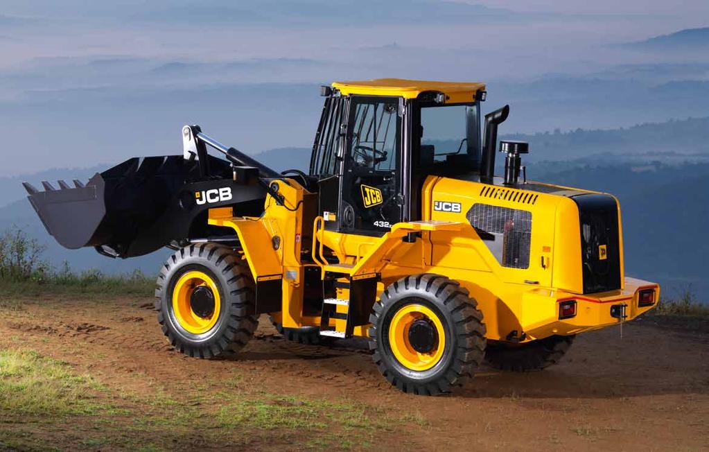 432ZX WHEELED LOADING SHOVEL. 1. Powerful loader geometry The 432ZX s Z-type loader arm geometry generates maximum breakout forces (121kN) and increased reach when lorry loading. 3.