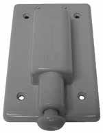Single Gang Plunger Switch Cover A C D E 5133335 -- 10 4.813 6.250 3.000 1.875 3.