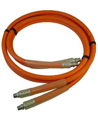 TOOLFLEX LOW TWIN NON-CONDUCTIVE HOSE ASSEMBLIES This hose is designed for hydraulic tool applications used on aerial/elevated