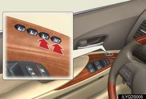 Driving Position Memory System The seats can be returned to a previously set position by simply pressing a button.
