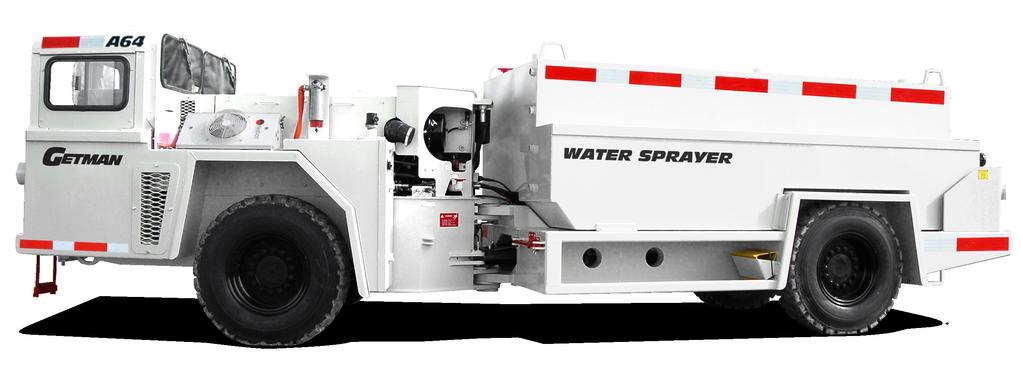 Getman water sprayers provide an efficient and reliable means of roadway dust suppression.