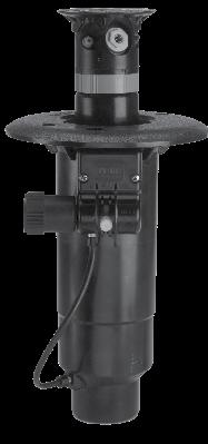degrees in 1 degree increments. Spike-guard solenoid with 20,000 volt lightning rating. Arc adjustment - 40-330 degrees and true full-circle in one.