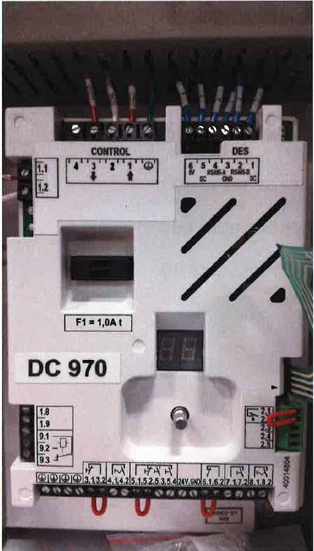 wiring guide Safety Edge (coil cord) Terminal 2.3 2.