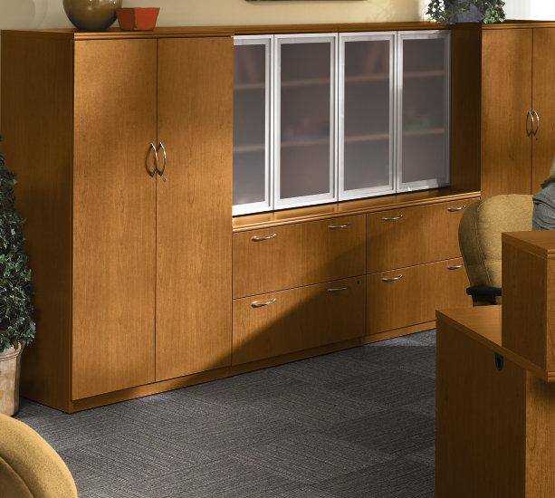 Storage cabinets in numerous