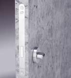 550 also incorporates a latchbolt operated by lever handle to withdraw the latchbolt from both sides.