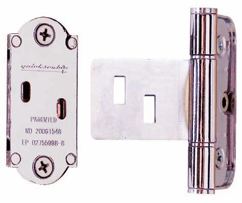 Minimum 150,000 lock differs. Available in Polished Brass and Satin Nickel finishes.