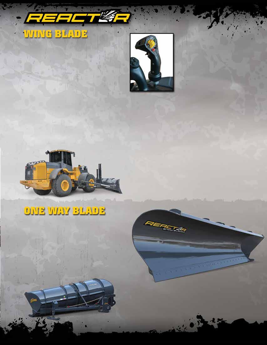 Offering exceptional flexibility, AMI s Wing Blade features a quick coupler for independent coupling of the front angle blade.