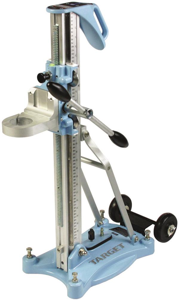 Maximum height of 32 allows drill stand to operate in confined spaces. Combo base with vacuum pad is standard and eliminates the need for an additional vacuum base.