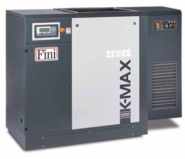 } } K-MAX 22-38 22-37 kw TECHNICAL DATA Dryer module K-MAX compressors are also available with dryer ( ES versions).