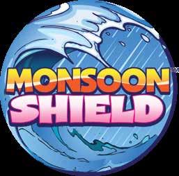 30 Gal drum of Monsoon Bath Menu board icons MONSOON SHINE Foaming Gloss Enhancer Attention-grabbing rain or waterfall dispensing Produces a thick, luxurious foam