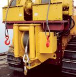 Aerospace/Defense Marine From small DC davit hoists to synchronized lifting systems with capacities exceeding one