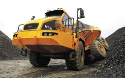 DOOSAN MOXY Plus 1 Concept Plus1 Stability DOOSAN MOXY S free-swinging rear tandem bogie and the special articulation system offer excellent performance and the best possible ground contact in soft