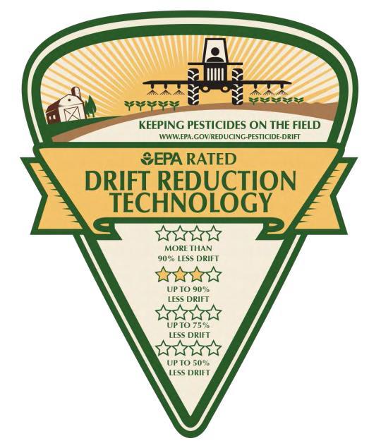 Drift Reduction Technology Rating Submitted academic data to EPA for Drift