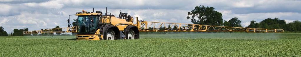 savings by maintaining a consistent, accurate spraying height across the full width of the boom.