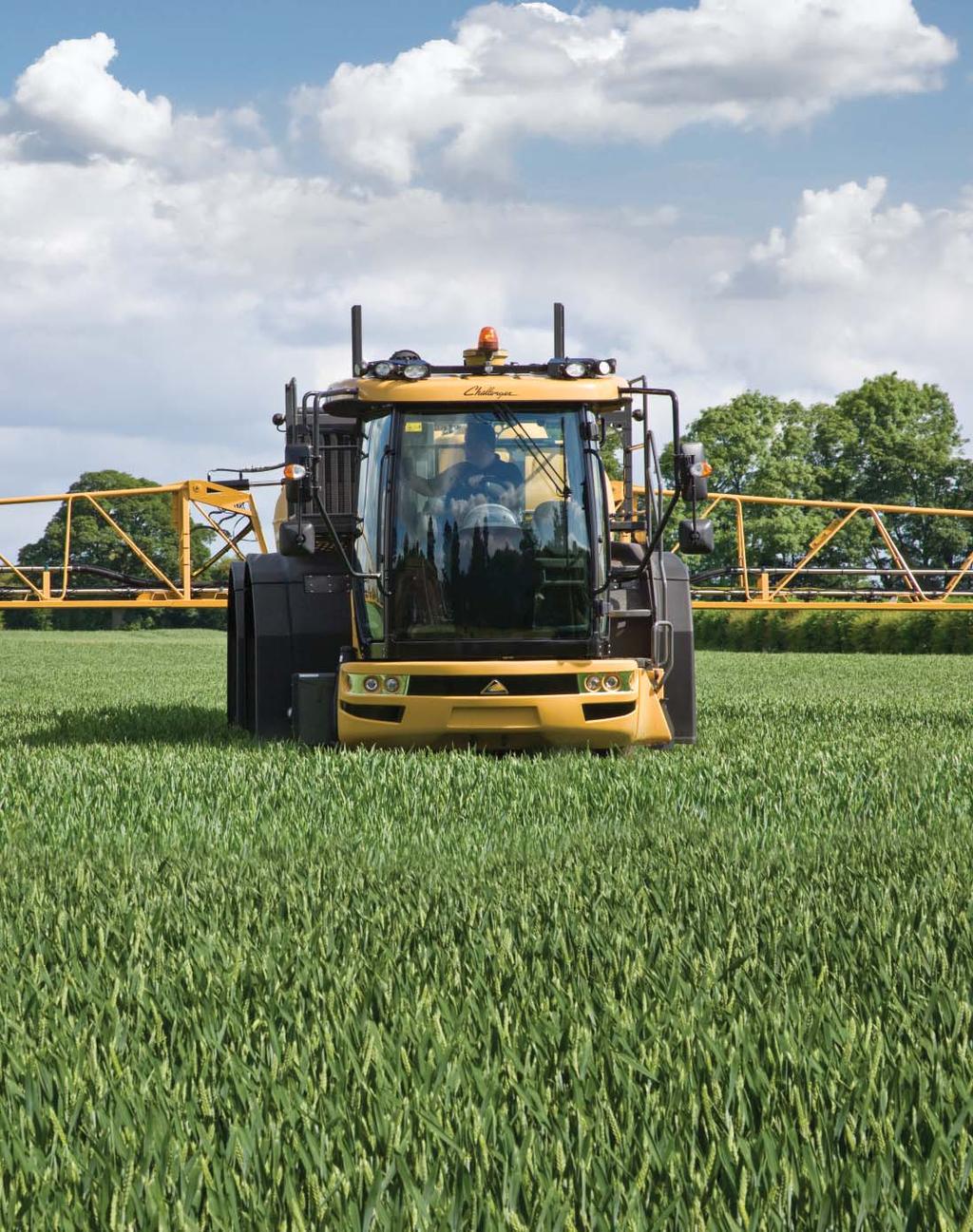 Innovative Opti-Ride wheel suspension and variable working Dual-height The performance of RoGator 600 Series sprayers receives a huge boost from the totally new independent, hydro-pneumatic