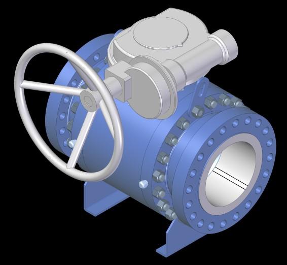 Forged 3 Piece Trunnion Ball Valves for the Mining, Utilities & Petrochemical Industries RGR valves have the strength of forged components combined with serviceability, cost