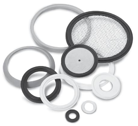 Gaskets Sanitary General Description: Parker Performance Stainless supplies high-quality sanitary gaskets and o-rings for use with the Food, Beverage, Dairy and Pharmaceutical processing industries.