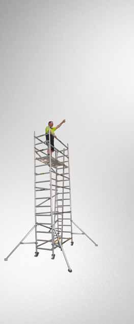 Height: Number of core packs 1 1 1 Number of riser packs 0 1 2 Safe Platform Height 0.9m 2.1m 3.7m Working Height 2.4-2.7m 3.6-3.9m 5.2-5.