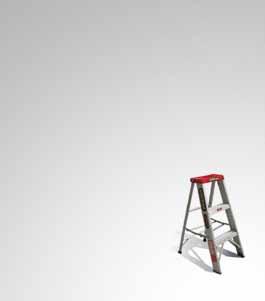 Single Sided Step Ladder 120kg Domestic Height: 0.9m (3ft) Weight: 4.1kg Code: M003-D Weight: 7.6kg Code: M006-D Weight: 10.