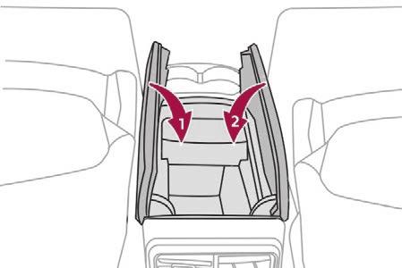 or - remove the portable device and try again in a quarter of an hour. If the problem persists, have the system checked by a dealer or a qualified workshop. Front armrest It includes a storage space.