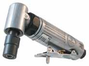 GRINDERS 1/4" MEDIUM angle die grinder > 90 angle head for restricted areas > Built-in speed regulator > Rear exhaust directs air away from work surface SX232B Collet