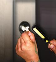 Krazy Glue Burglars take a regular key and mill it down, creating a Bump Key.