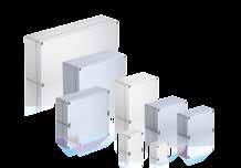 This plastic is hard and is highly resistant, meaning that the junction boxes are very stiff and stable.