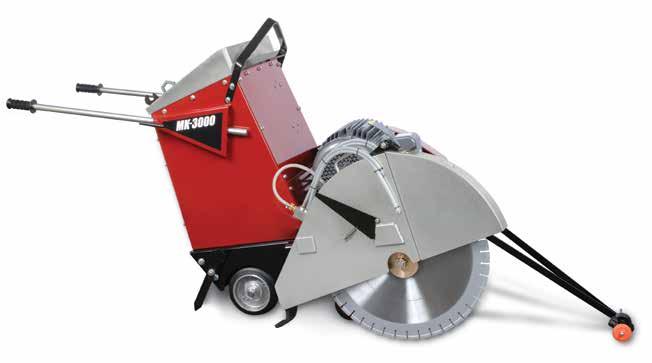 MADE IN USA MK-3000B Pro Electric Self-Propelled Concrete Saws The MK-3000 Electric Saw provides a solution for those environments and situations where electric power is the right choice, whether for