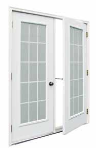 The Venting Garden Door system features an operational door on one side, plus an outward-venting door or sidelite on the other, making it a popular multi-functional choice.