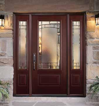 All entrance systems offer an extensive selection tailored to any budget and style, giving you the freedom to create what you desire. Hand-applied stain colours for textured wood grain doors.