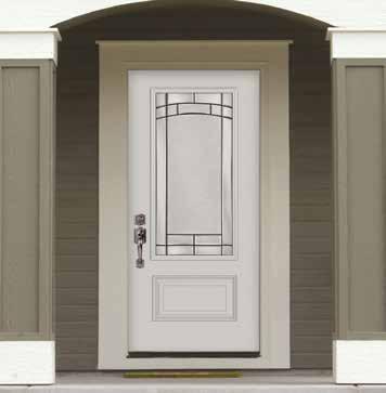 Smooth For homeowners who prefer a more contemporary style, Smooth doors offer crisp lines and high definition embossments in a ready-to-paint, smooth fiberglass surface.