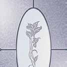 CLASSIC SERIES Decorative silkscreen, etched and sandblasted glass.
