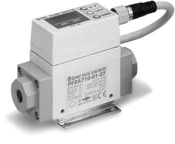 Digital Flow Switch For Air Series PF2A For details about certified products conforming to international standards, visit us at www.smcworld.com.
