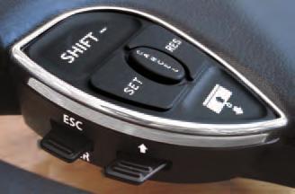 0 Upper Windshield Washer (Optional) and Headlights Washer WINDSHIELD Hill Start Assist Indicates that the cruise control is enabled. Indicates a malfunction of the Hill Start Assist function.