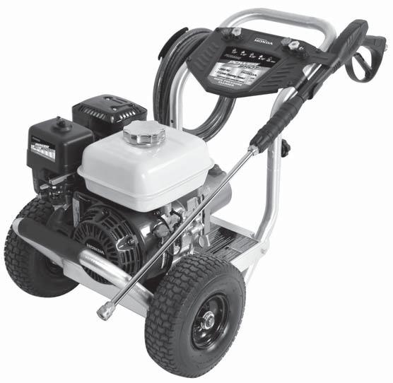 Power Washer Controls and Features NOTE: Photographs and line drawings used in this manual are for reference only and do not Compare the illustrations B with your unit to familiarize yourself with