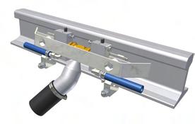 Pump bracket set for 109lb, 110lb, 113lb, UIC54, BV50 rails or LCS200-38 Pump bracket set for UIC60 rail LCS200-25 Grease inlet assembly LCS200-11 0.