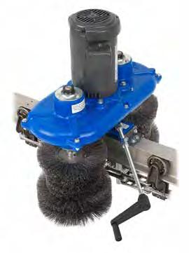 For Six Inch I-Beam Conveyor REPLACEMENT BRUSHES #75RB (20) for #300-I / #400-I / #600-I * Standard assembly includes crimped carbon steel brushes.