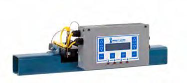 Multi Line (Permanent) Mighty Lube Monitoring System Monitors Conveyor Chain Wear - Link by Link I-Beam Model Front View Optimal Monitoring Solution for