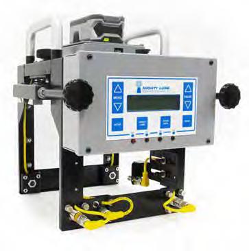 Portable (Multi-Line) Mighty Lube Monitoring System Monitors Conveyor Chain Wear - Link by Link Portable so it can be used on multiple conveyors in a facility Battery powered for ease of use