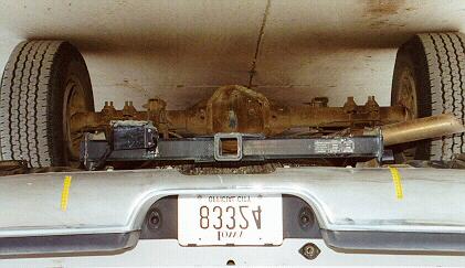 (right) and Dodge (left); Note: uneven damage pattern (case photo #59) The damage to the case vehicle was primarily above the bumper (Figure 7) resembling an underride impact pattern.