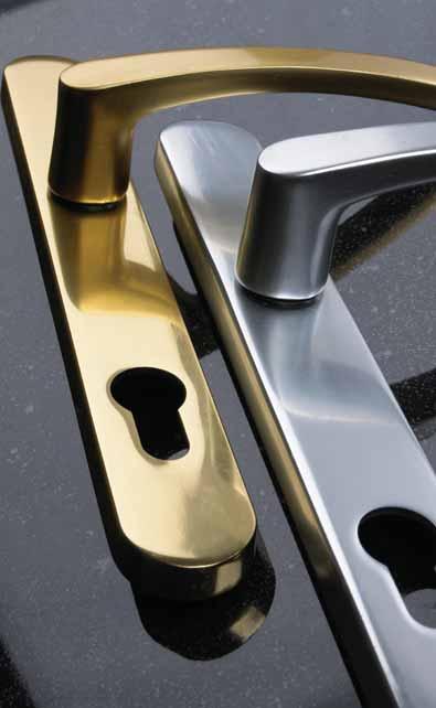 security standards, the cylinder guard fits neatly under the Classic handle and
