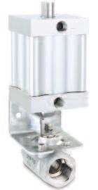 COMPACT Twist Cylinders are linear motion cylinders with internal cams that provide 90º