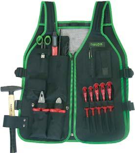 Quick assembly with strong zip, inside and outside pockets, particularly suitable for use in hot temperatures. Colour: green, black, width 500 mm, height 580 mm.